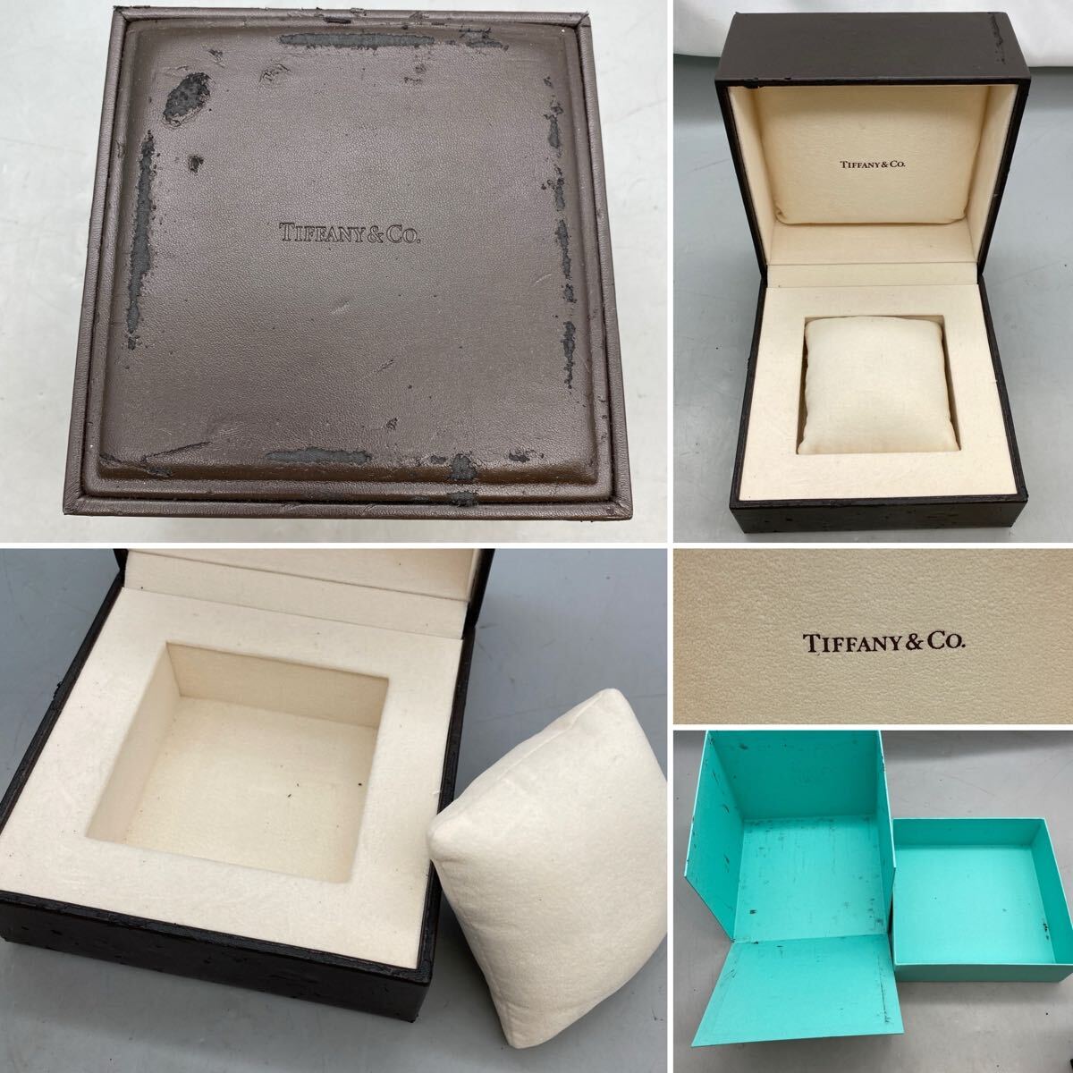 B-14】 TIFFANY&Co. ティファニー 腕時計 空き箱 空箱 ケース B-14】 TIFFANY&Co. ティファニー 腕時計 空き箱 空箱 ケース