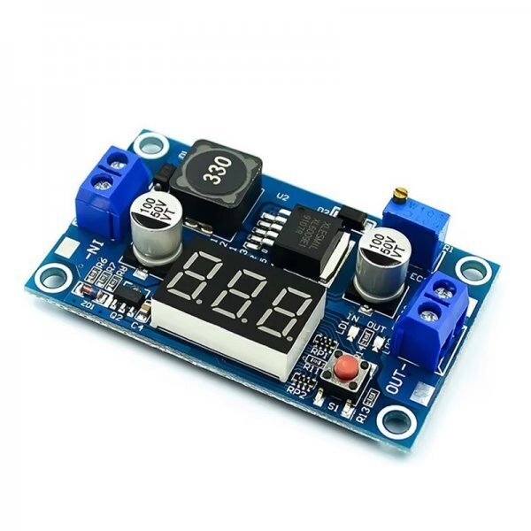  напряжение изменение модуль XL6009 DC-DC pressure конвертер LED вольтметр дисплей ввод 4.0~40V мощность 5-52V 4A источник питания pressure модуль немедленная уплата B