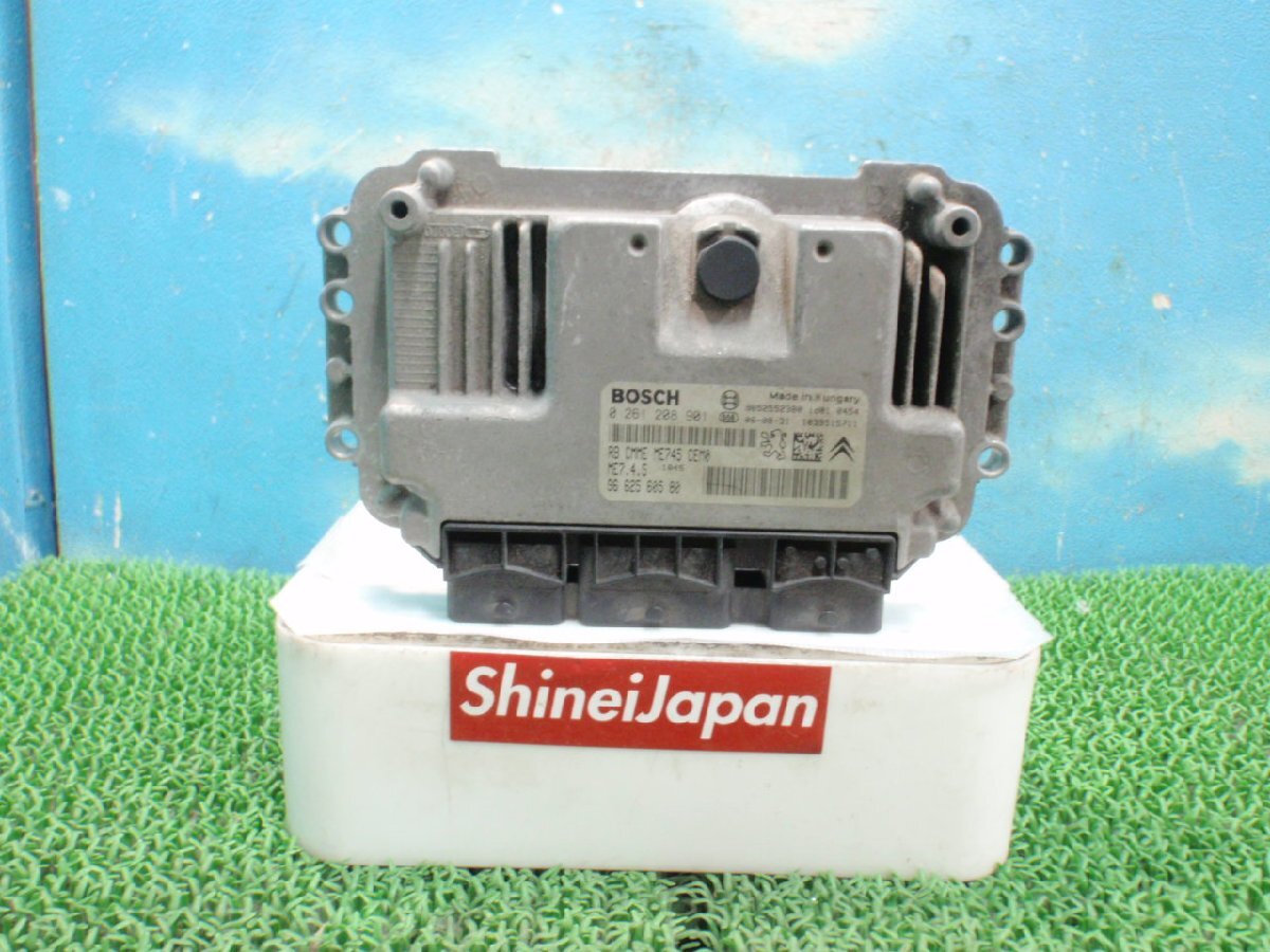 ★　T1NFU　プジョー206　エンジンコンピューター　エンジンコントロール　エンジンECU　0261208901　9662560580　370349JJ