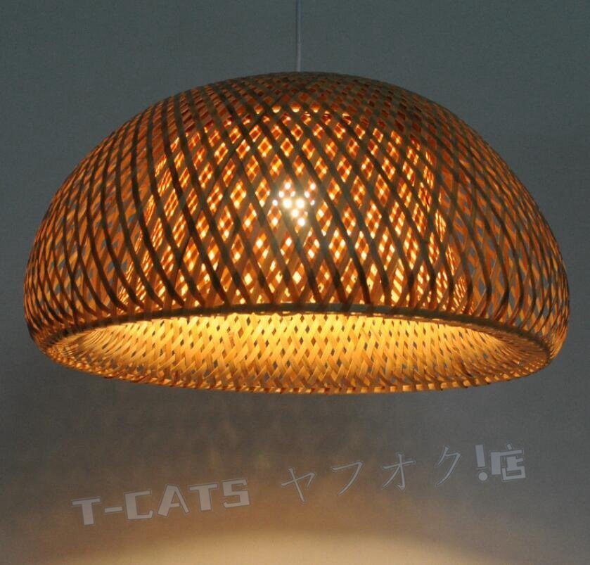新品竹のあかり」ペンダントライト 1燈 希少 ヴィンテージ/照明 和モダン イサムノグチ 北歐 ス ランプ