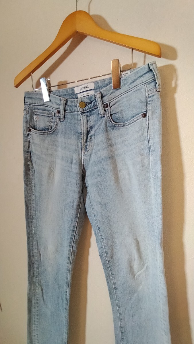 SOMETHING ストレッチデニム スキニージーンズ ストレッチデニム レディース Lサイズ サムシング 28インチ　29インチ