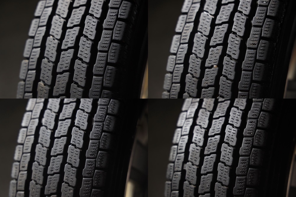★バリ山 145/80R12 80/78N LT 国産YOKOHAMA スタッドレス 4本SET キャリーエブリィハイゼットアトレーミニキャブアクティNT100クリッパー_画像6
