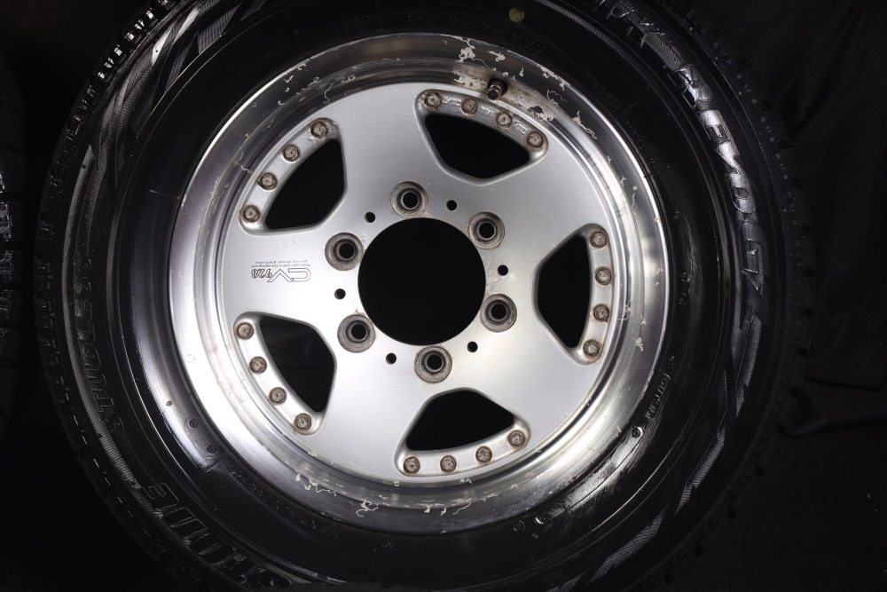 * шероховатость гора 215/65R15 Bridgestone REVO GZ зимний 6 дыра aluminium 6.5J/+30/PCD139.7 Grand Hiace Granvia touring Elgrand 