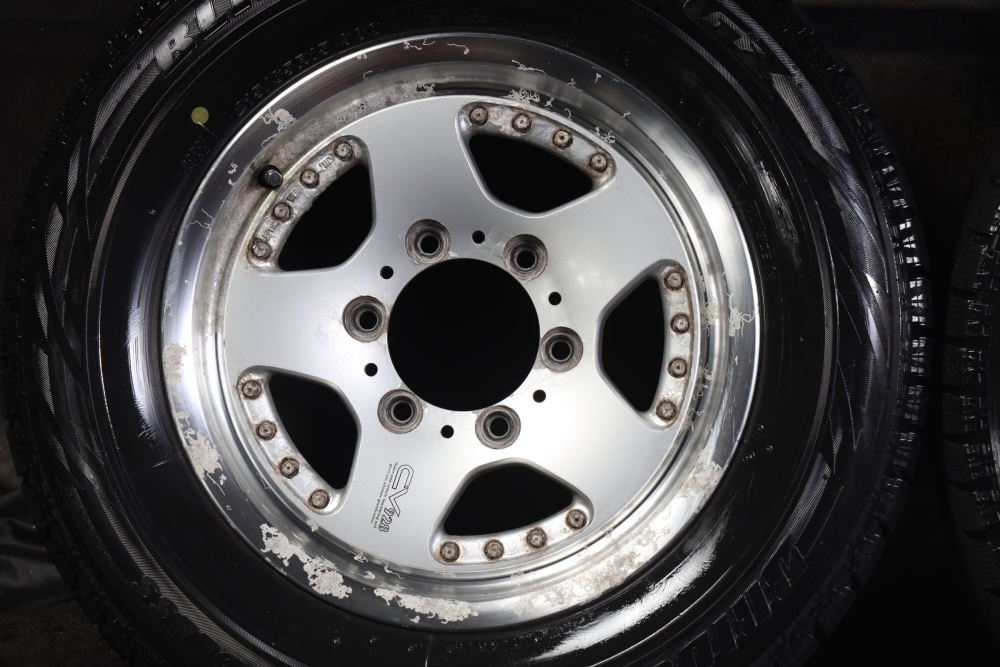 * шероховатость гора 215/65R15 Bridgestone REVO GZ зимний 6 дыра aluminium 6.5J/+30/PCD139.7 Grand Hiace Granvia touring Elgrand 