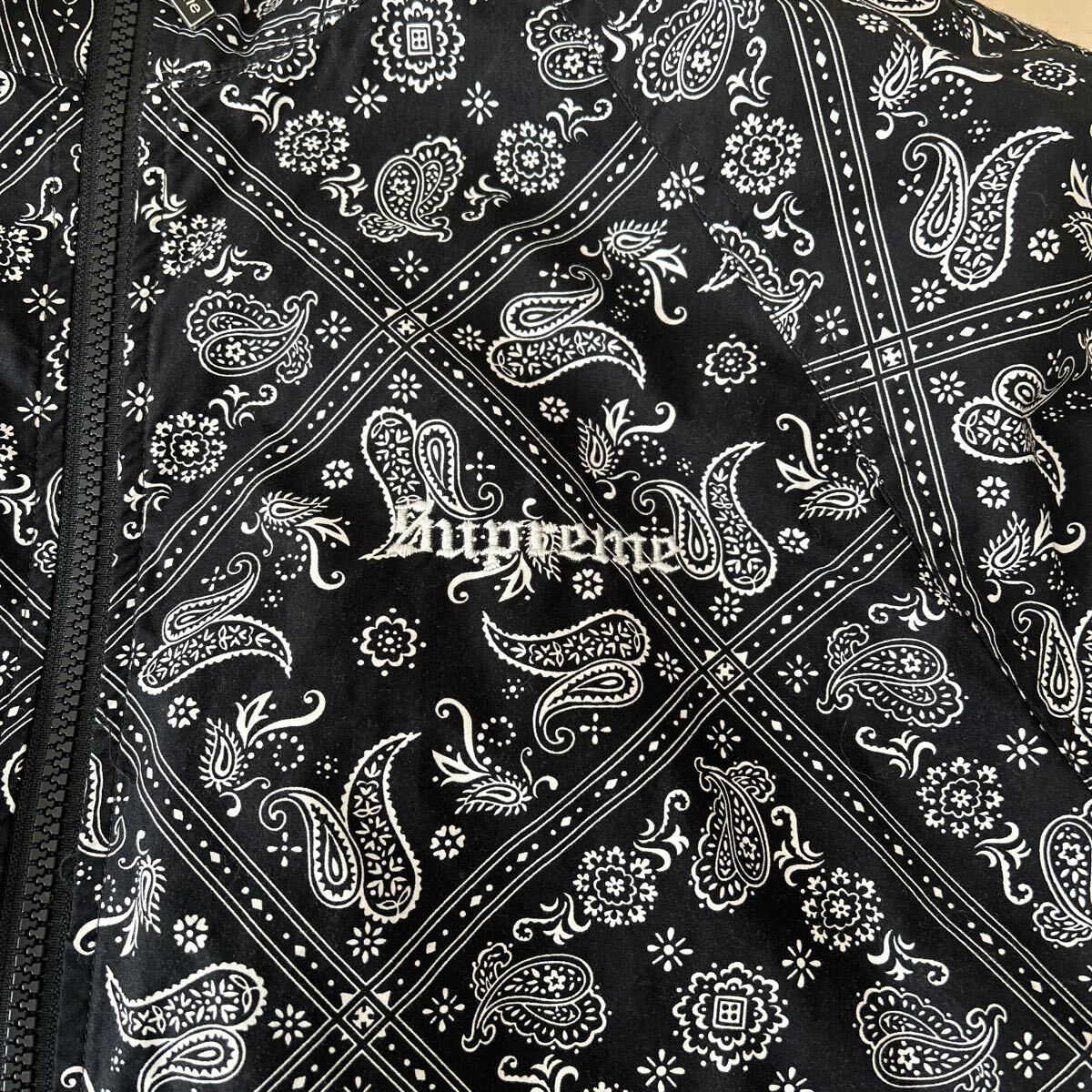 Supreme ペイズリー柄 バンダナトラックJK Lサイズ 18SS 美品 Supreme ペイズリー柄 バンダナトラックJK Lサイズ 18SS 美品