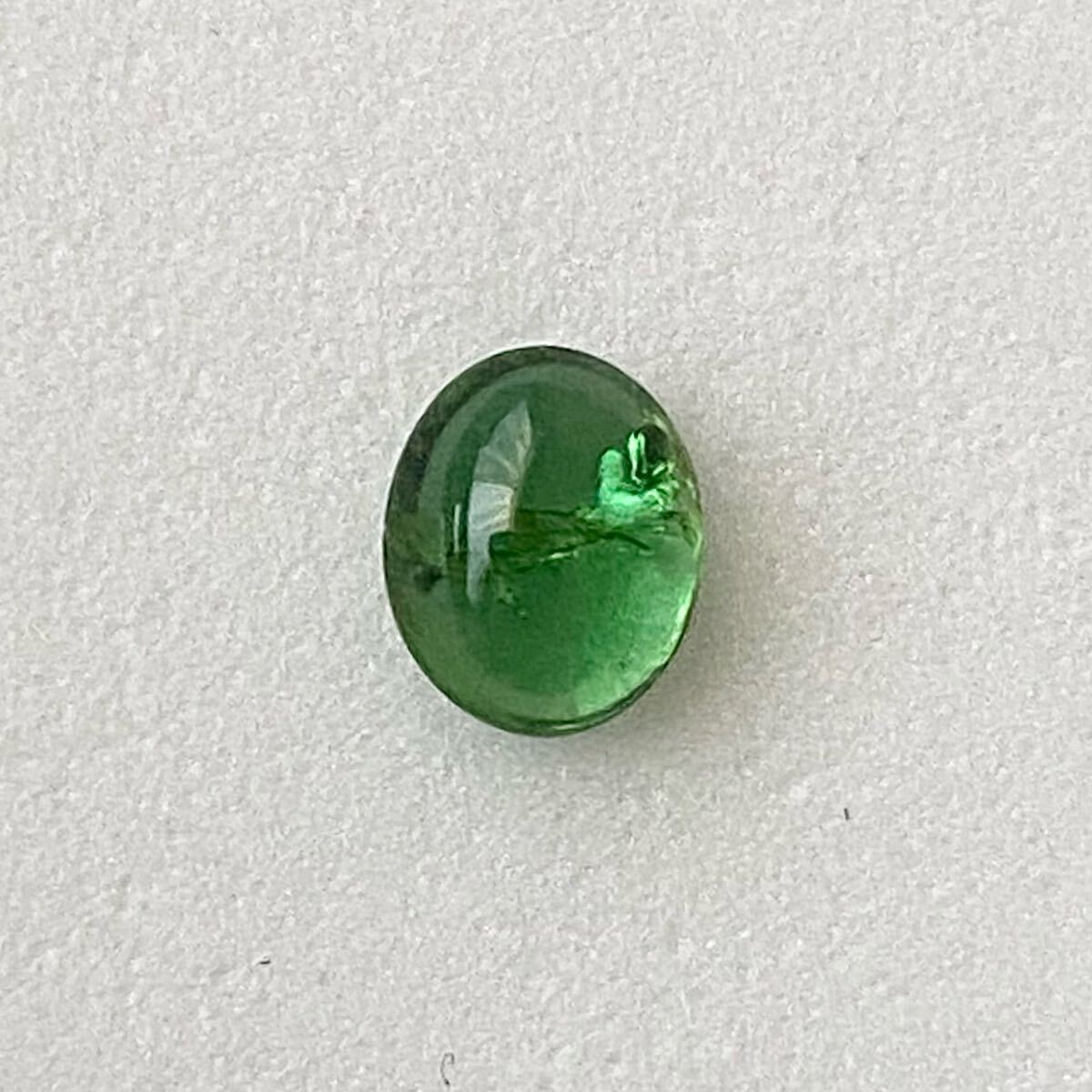 クロムトルマリン カボション ルース 0.54ct オーバル
