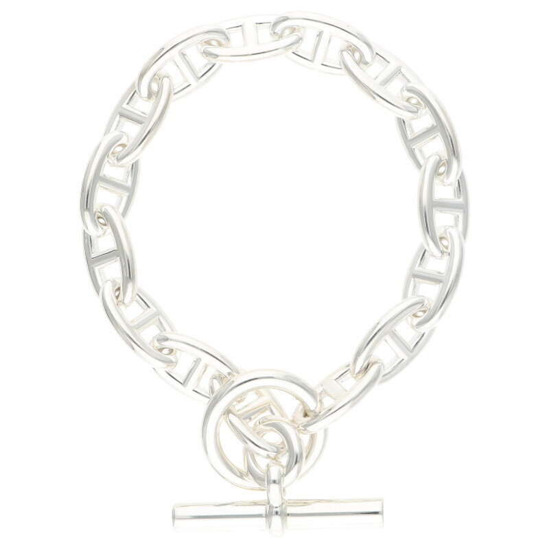 エルメス ブレスレット サイズ:15LINK Chaine d'Ancre GM シェーヌダンクルGMシルバーブレスレット 中古 SB01