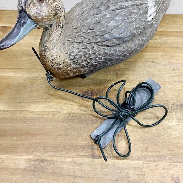ヴィンテージ デコイ イタリア製 インテリア ハンティング ディスプレイ プラスチック製 店舗備品 店舗什器【B3567】_画像7