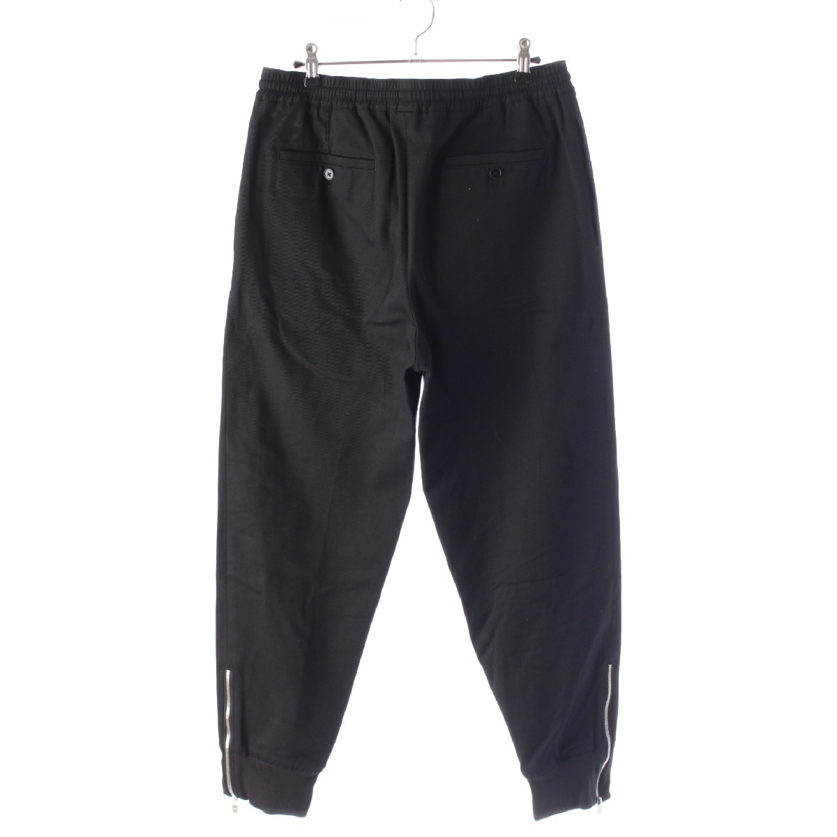 エルメス 24年 コットンツイル ジョガー パンツ ブラック 40【中古】
