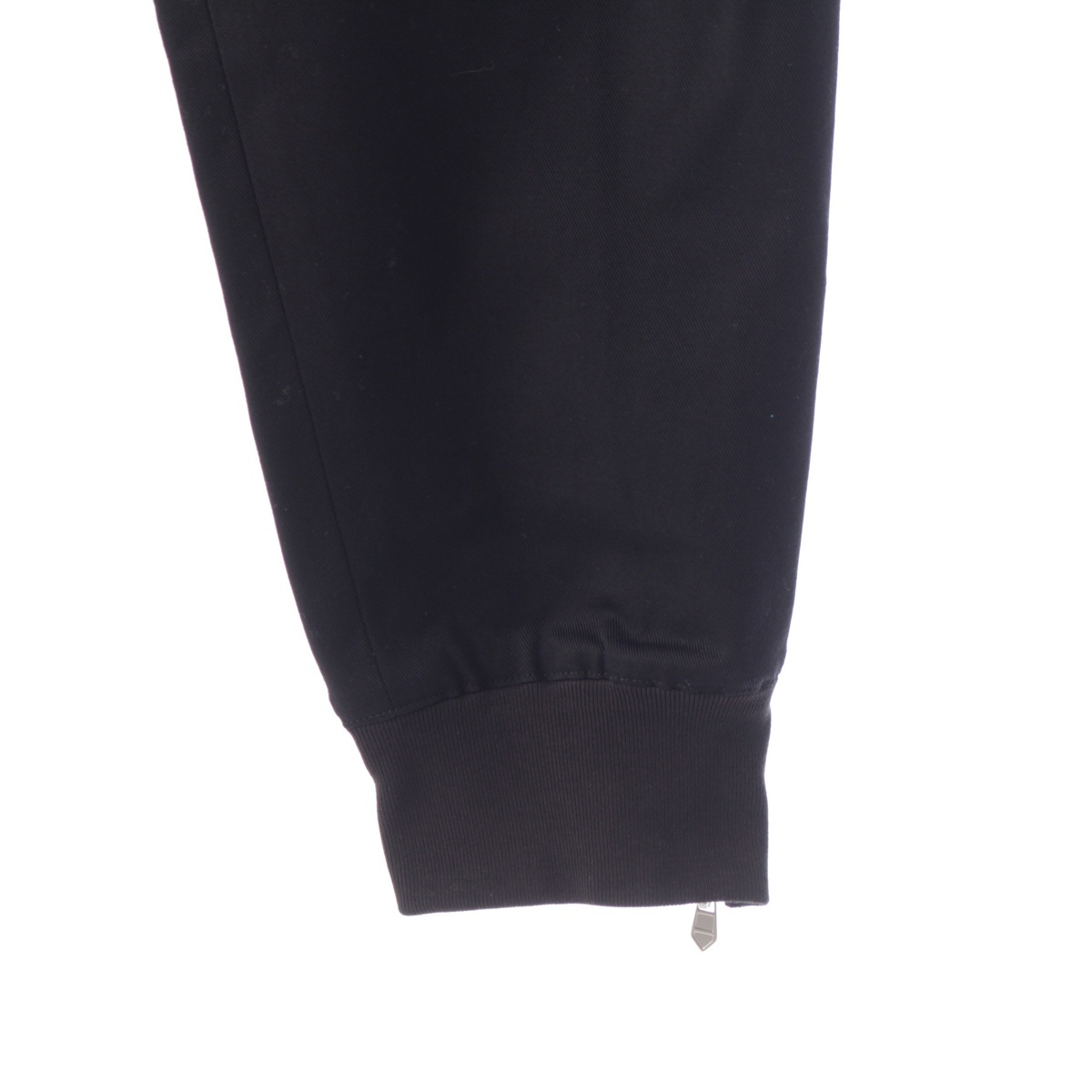 エルメス 24年 コットンツイル ジョガー パンツ ブラック 40【中古】
