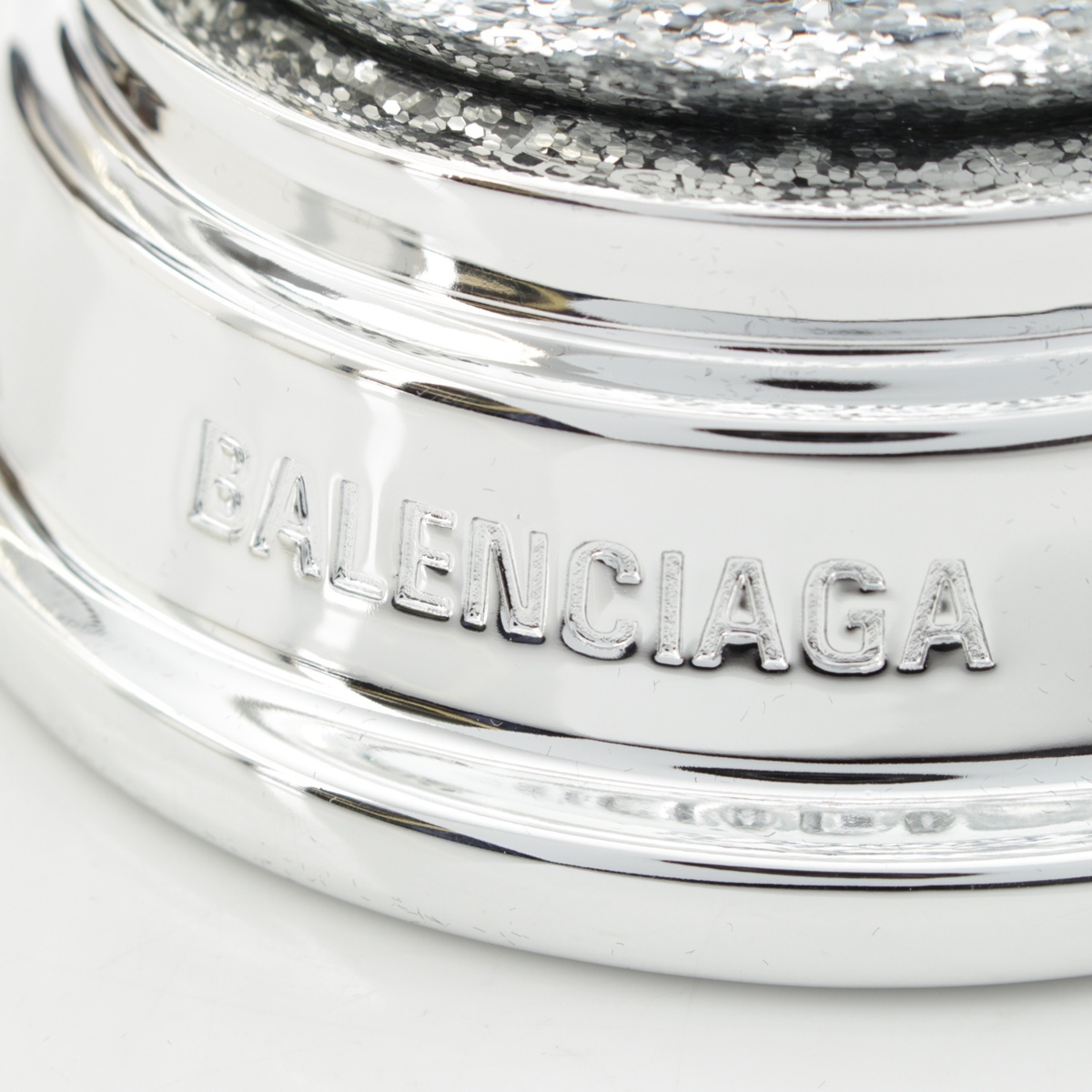 Balenciaga Snow Globe Silver Interior Display 11x15x12cm Balenciaga Snow Globe Silver Interior Display 11x15x12cm