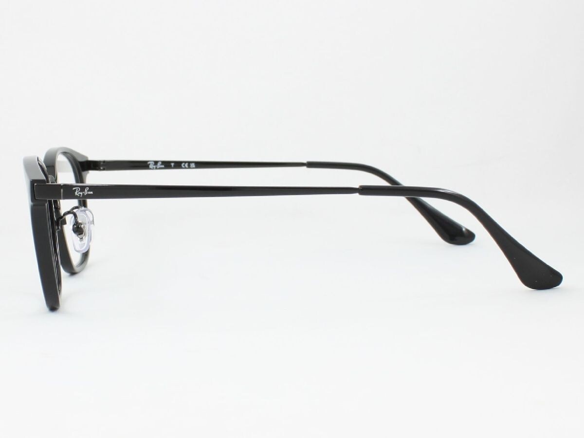 Ray-Ban レイバン RX7247D-2000 メガネフレーム 度付きレンズ可 近視 老眼鏡 遠(yuǎn)近両用 伊達(dá)メガネ サングラス 鼻パッド コンビ クラシカル