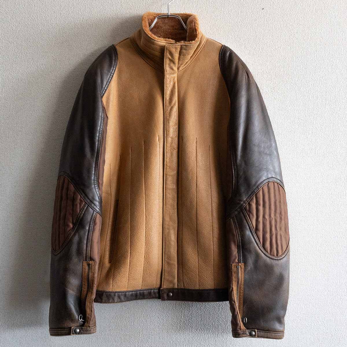 Yahoo!オークション - 【高級品】HUGO BOSS【ムートン Yahoo!オークション - 【高級品】HUGO BOSS【ムートン