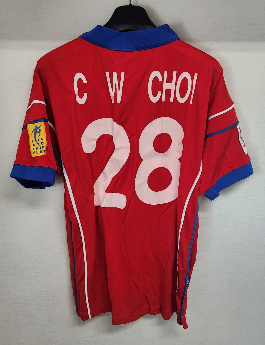 00 韓國(guó) Korea KFA(H)＃28 Choi Chul-Woo 選手用 Nike 2000 アジアカップ仕様 XXL