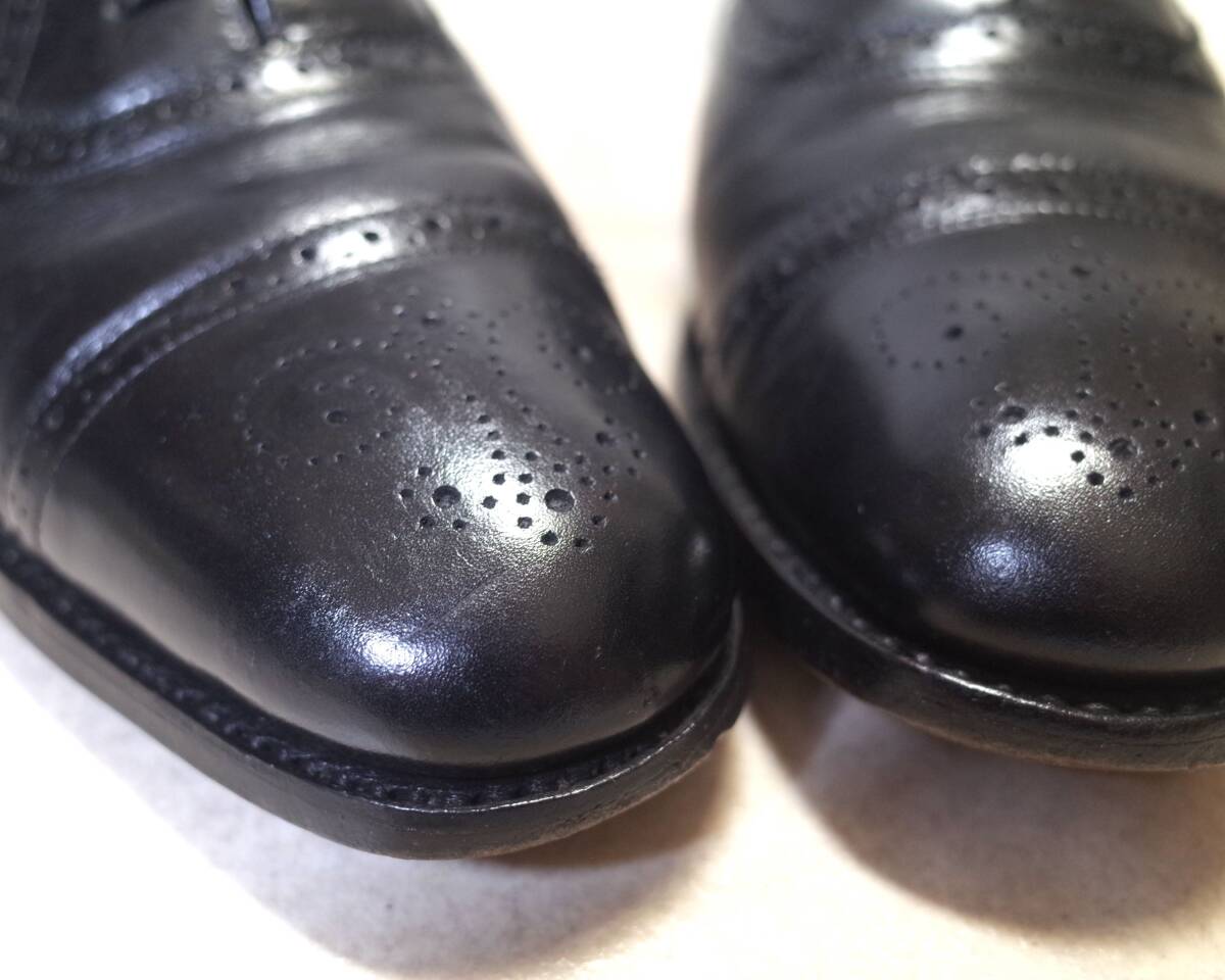 【即決価格落札で送料無料】4911■BARKER/バーカー■セミブローグ/キャップトゥ/ストレートチップ/グッドイヤーウエルト/28.5cm■