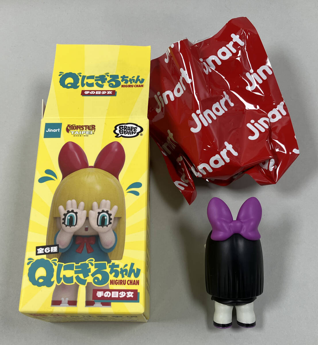 GRAPE BRAIN Qにぎるちゃん　 フィギュア 台湾限定 即購入ok GRAPE BRAIN Qにぎるちゃんフィギュア6点