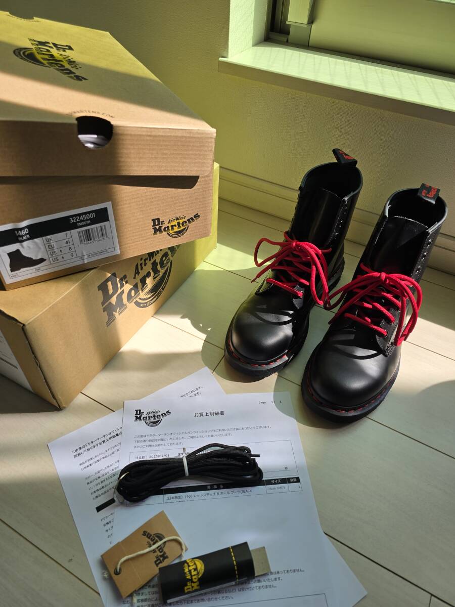 ドクターマーチン(DR. MARTENS)【日本限定】1460 レッドステッチ ドクターマーチン(DR. MARTENS)【日本限定】1460 レッドステッチ