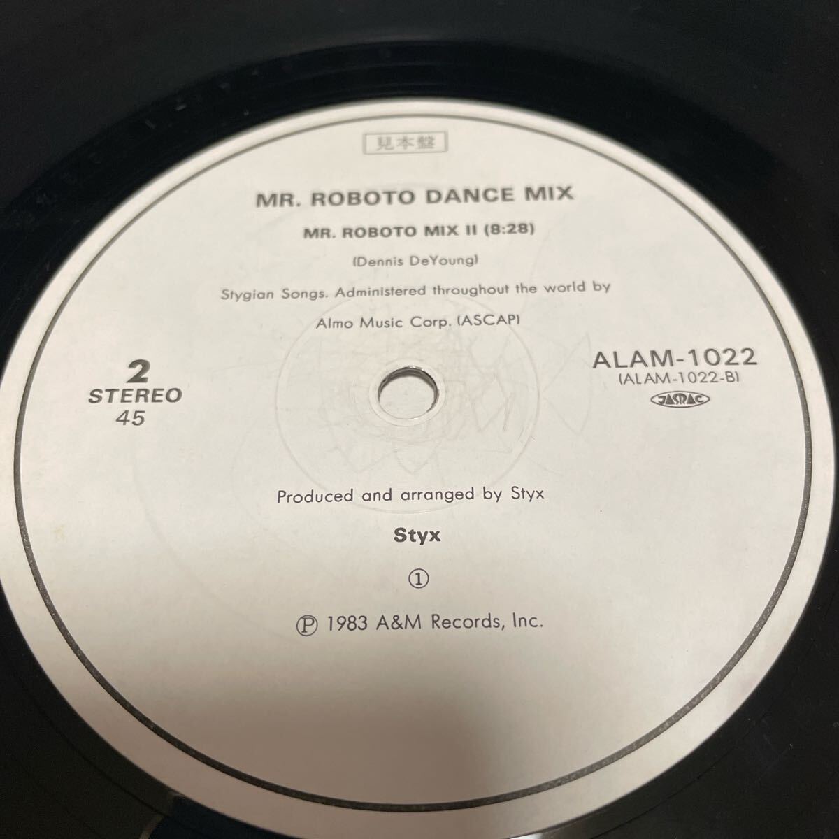 !_Styx / Mr. Roboto Dance Mix / Japan Promo Only 12