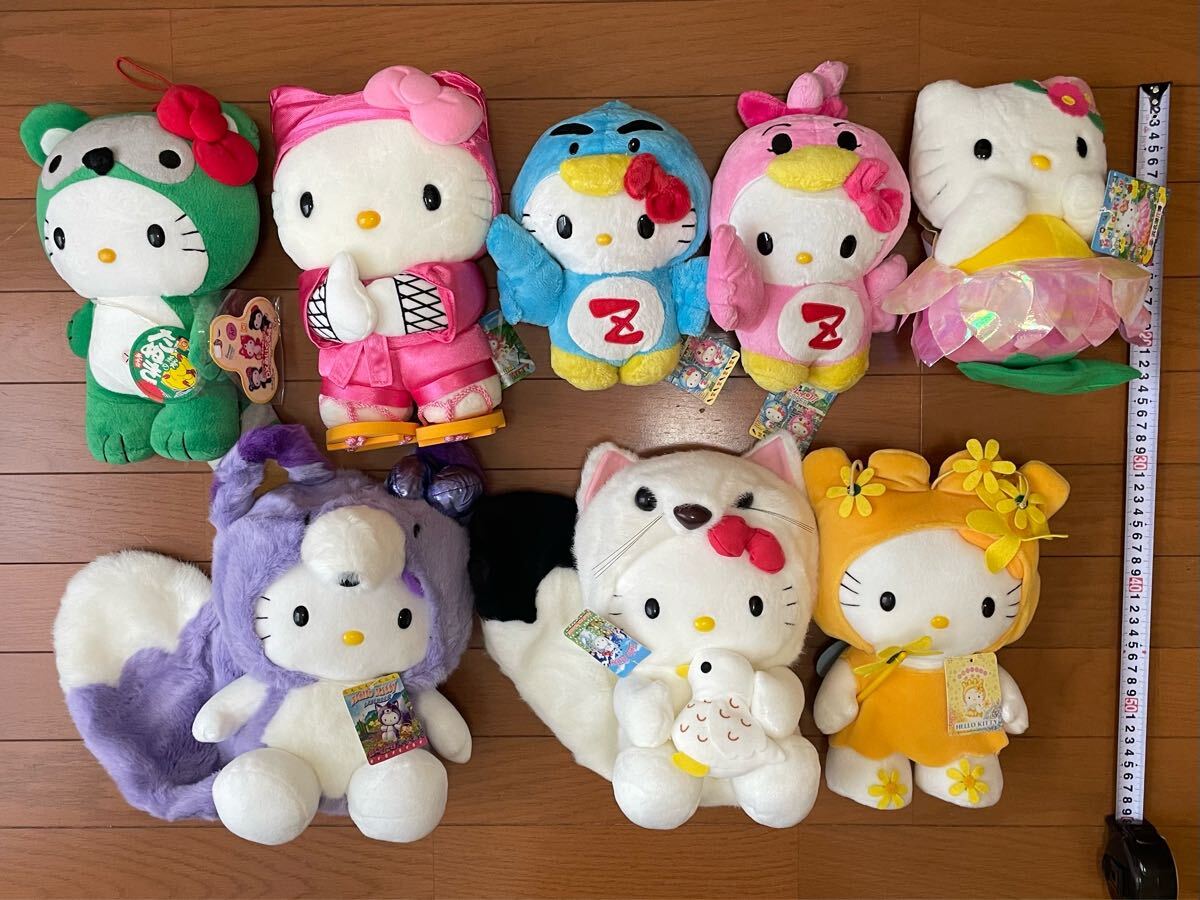 サンリオ ハローキティ ぬいぐるみ 大量セット 全品タグ付 中古 サンリオ ハローキティ ぬいぐるみ 大量セット 全品タグ付 中古