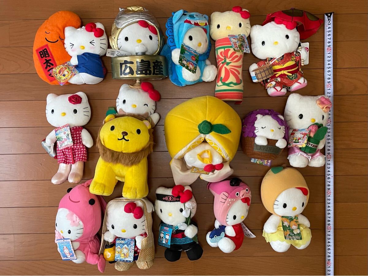 サンリオ ハローキティ ぬいぐるみ 大量セット 全品タグ付 中古 サンリオ ハローキティ ぬいぐるみ 大量セット 全品タグ付 中古