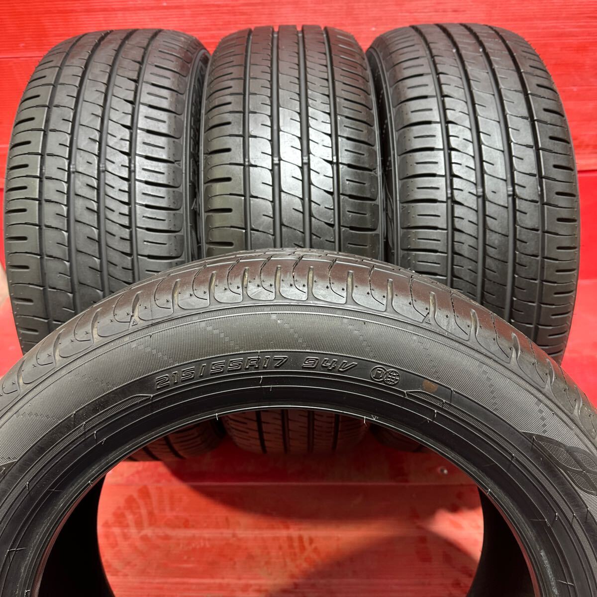 215/55R17（94V） DUNLOP ENASAVE EC204 215/55-17 ダンロップ エナセーブ　2023年国産　バリ山　4本セット　_画像8