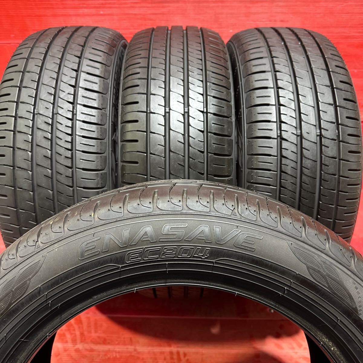 215/55R17（94V） DUNLOP ENASAVE EC204 215/55-17 ダンロップ エナセーブ　2023年国産　バリ山　4本セット　_画像9