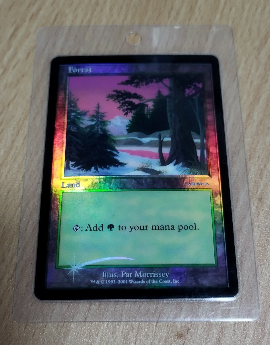 MTG アリーナプロモFoil 森/Forest【ICE】アイスエイジ マジックザギャザリング