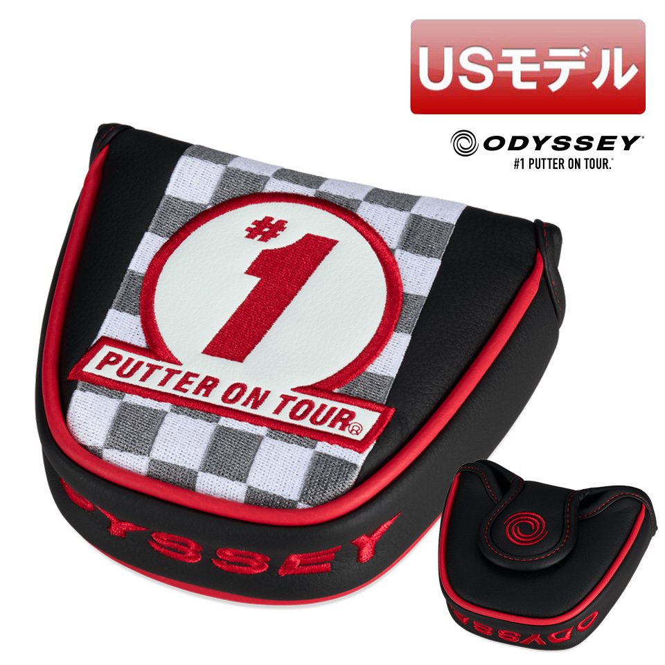 (USモデル)オデッセイ パターカバー マレット型用 テンペスト 2024年モデル ヘッドカバー ODYSSEY GOLF MLT型 TEMPEST