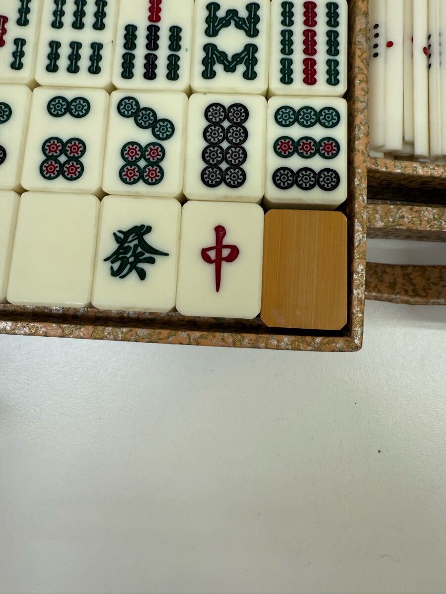 麻雀セット 昭和レトロ 図解表付き - 麻雀 麻雀セット 昭和レトロ 図解表付き - 麻雀