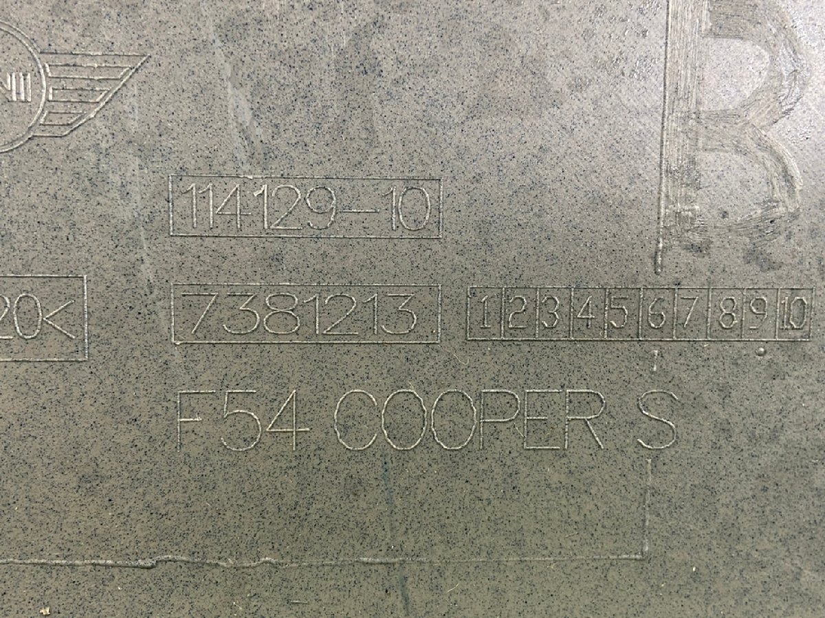 65776*F54 Mini Cooper S оригинальный задний бампер 7381213*B-9.