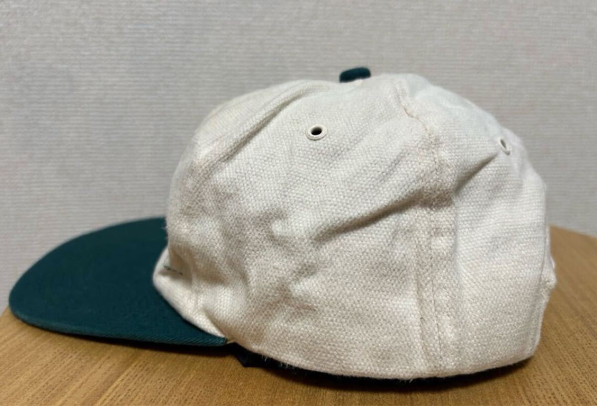 80's USAヴィンテージ K Products Golden Harvest Cap Trucker 帽子 刺繍 USA製/企業トラッカー キャップ 2トーン _画像2