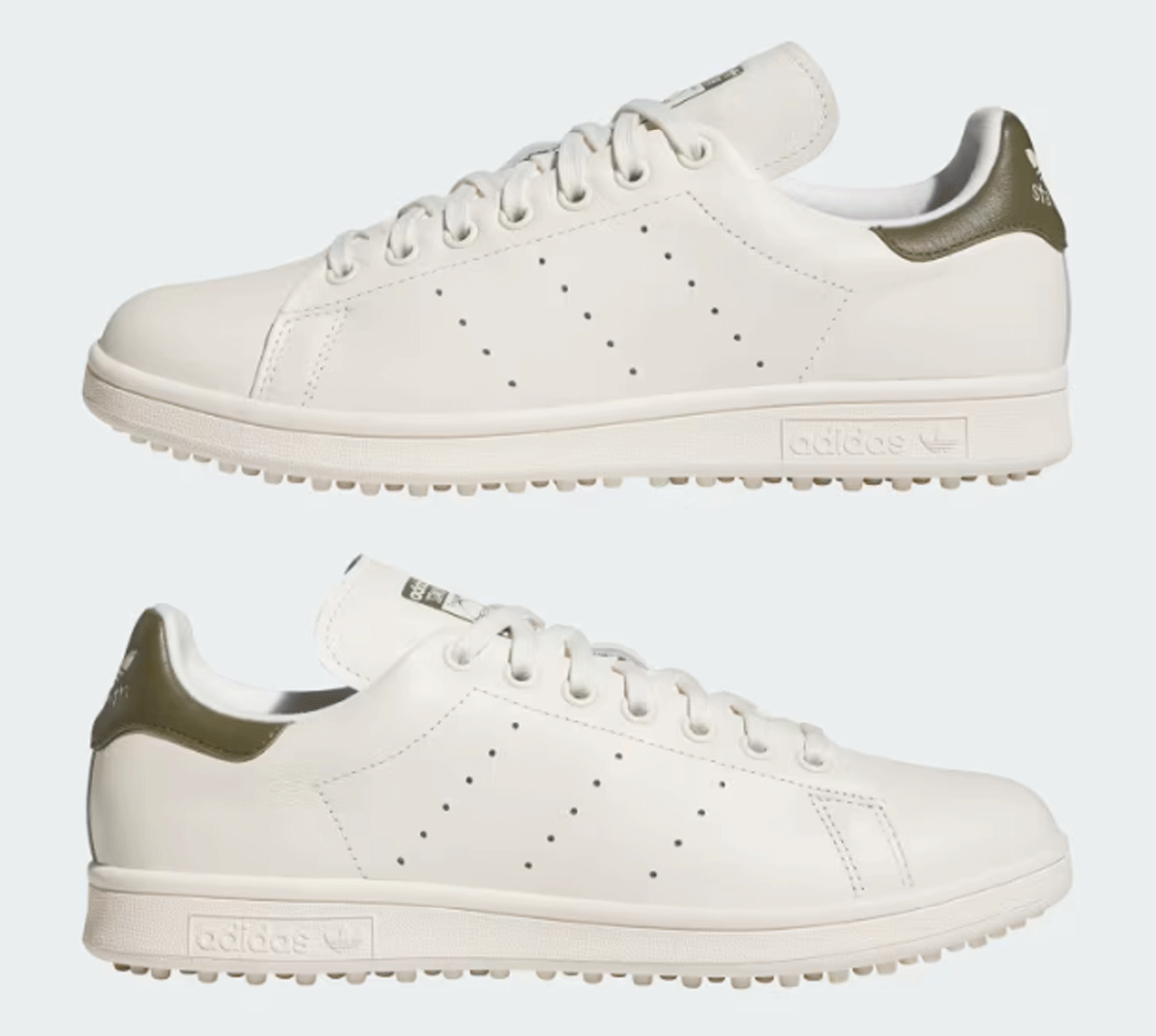 新品■アディダス■2025.2■スタンスミス ゴルフ フルグレイン レザー スパイクレス■JH6156■OFF WHITE/OLIVE STRATA/OFF WHITE■26.5CM■