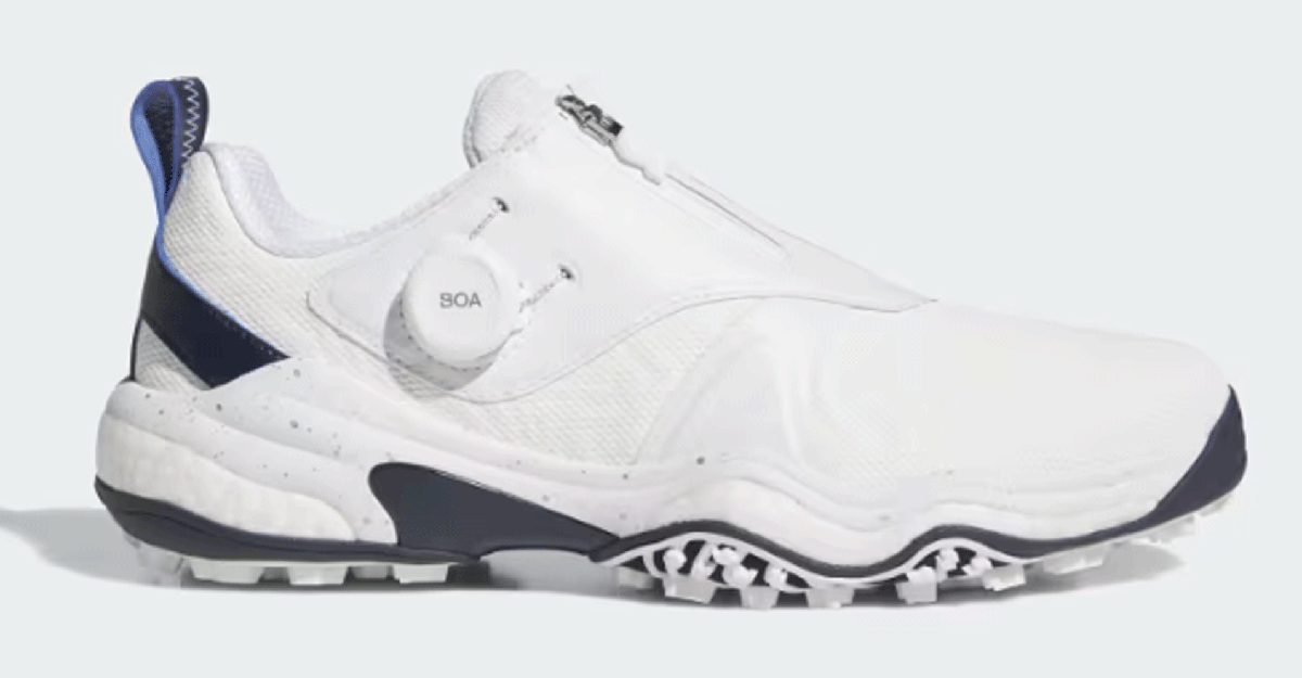 カオスギア白 adidas コードカオス 25 ボア ホワイト/シルバーメタリック