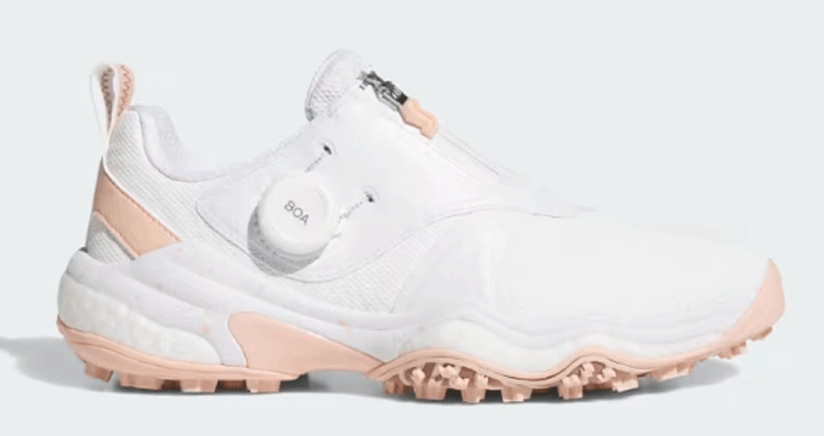  новый товар # Adidas #2025.1#wi мужской код Chaos -25 боа шиповки отсутствует #JH6126#CLOUD WHITE/POWDER CORAL/WARM CLAY#24.0CM# стандартный 