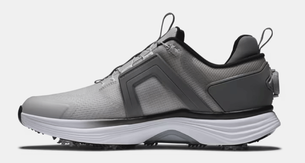 新品■フットジョイ■ハイパーフレックス ボア スパイク■#55478■グレー／ホワイト■27.0CM■WIDE:EEE■ツアーレベルの安定性 快適性■_画像6