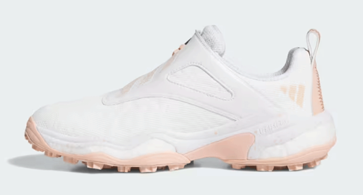  новый товар # Adidas #2025.1#wi мужской код Chaos -25 боа шиповки отсутствует #JH6126#CLOUD WHITE/POWDER CORAL/WARM CLAY#24.0CM# стандартный 