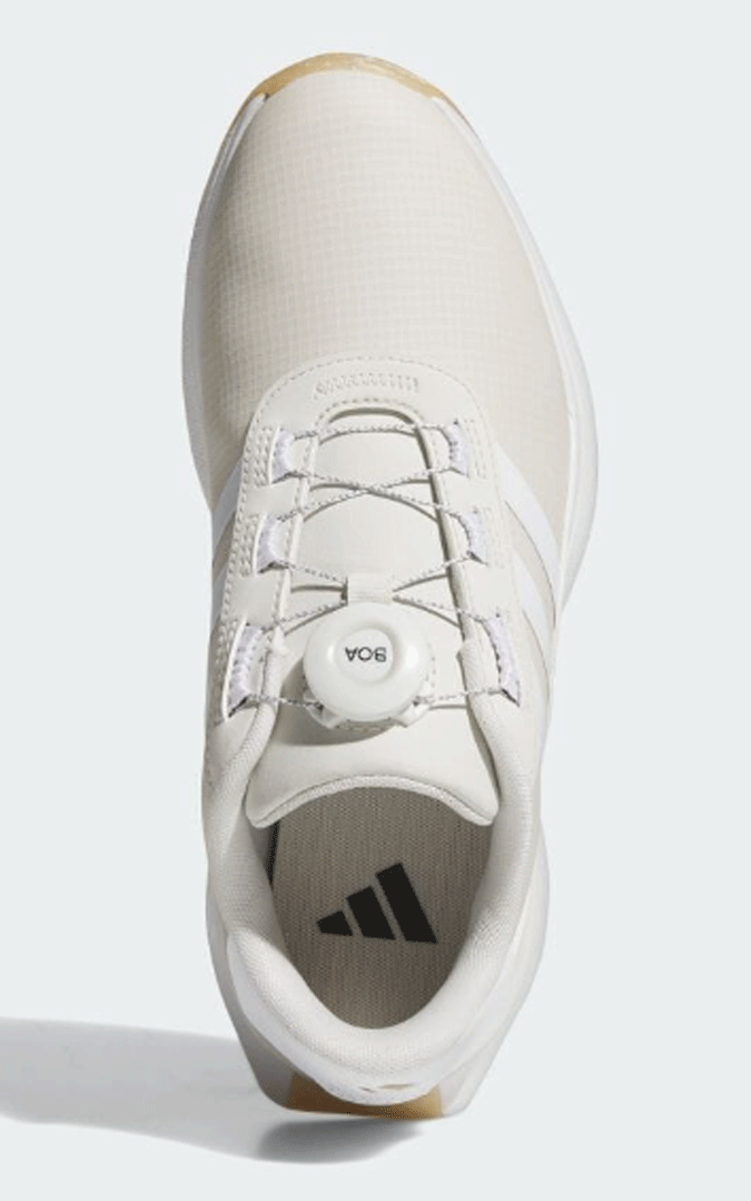 新品■レディース■アディダス■2024.3■S2G スパイク ボア■ID8696■オービットグレー／ホワイト／ゴールドメタリック■23.5CM■正規(guī)品