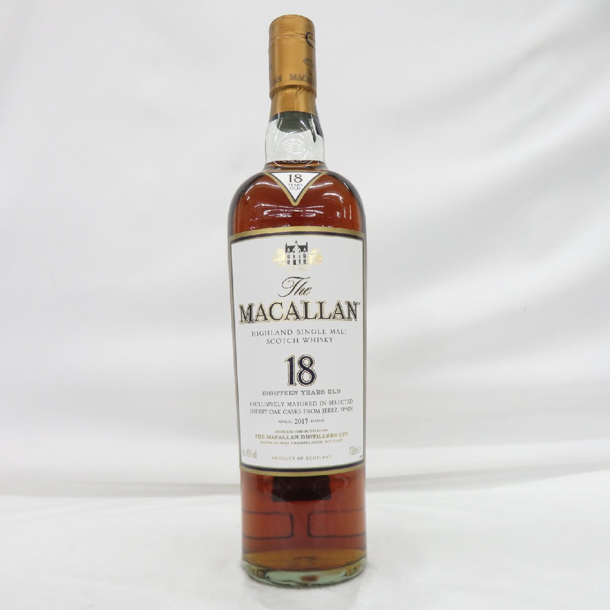 未開栓】The MACALLAN ザ・マッカラン 18年 2017 シェリーオーク