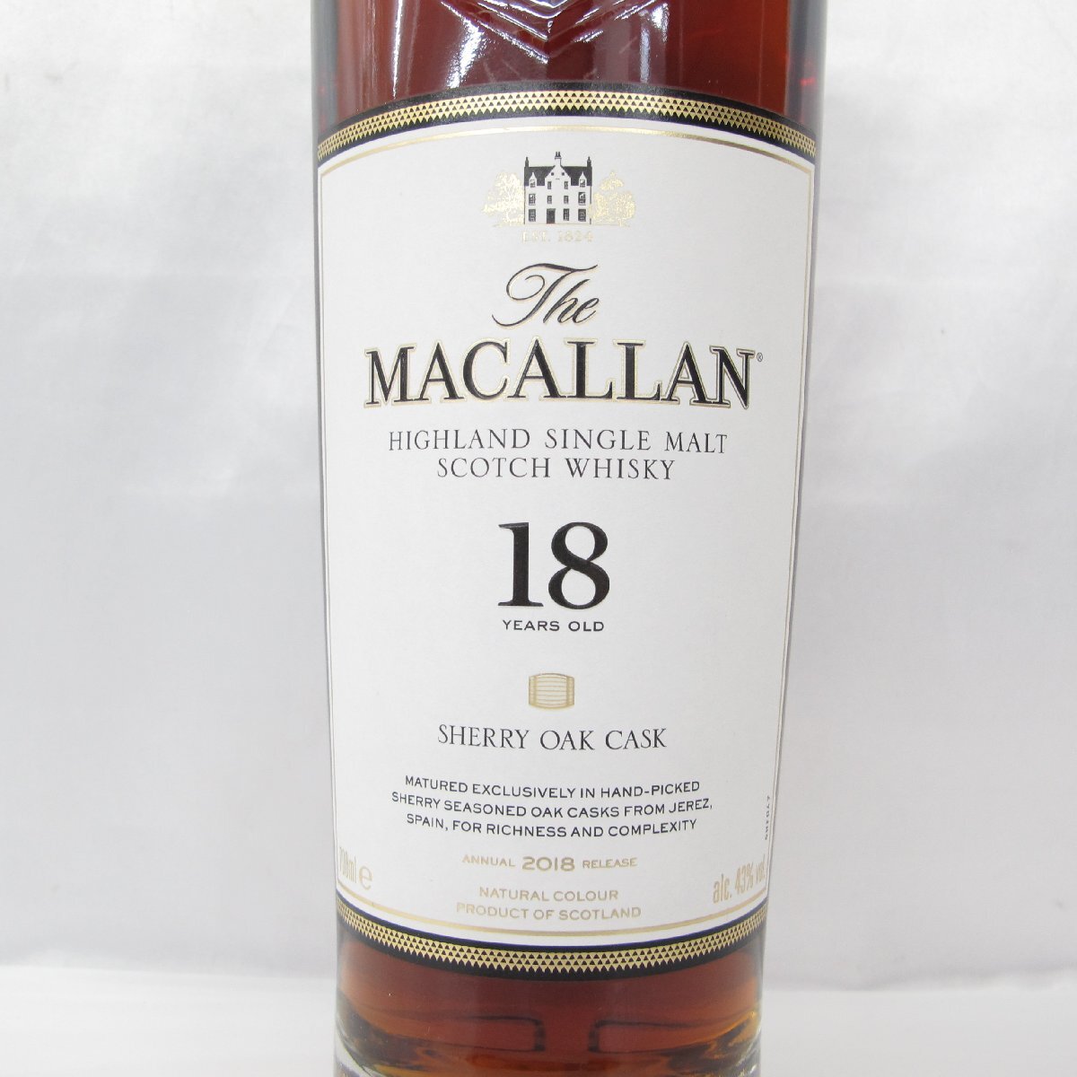 ★大人気商品★ 未開栓】The MACALLAN ザ・マッカラン 18年 2018 シェリーオーク ウイスキー