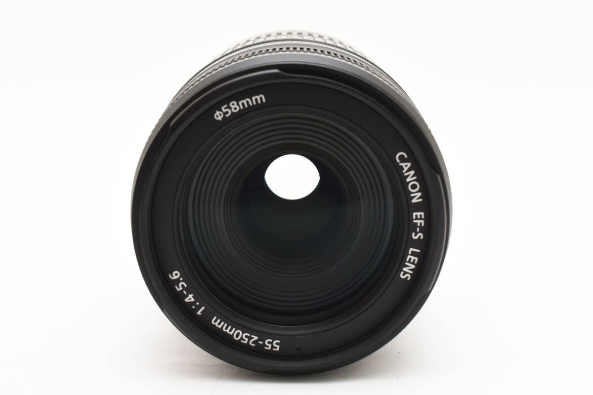[美品] Canon キャノン EF-S 55-250mm f/4-5.6 IS レンズ / 077