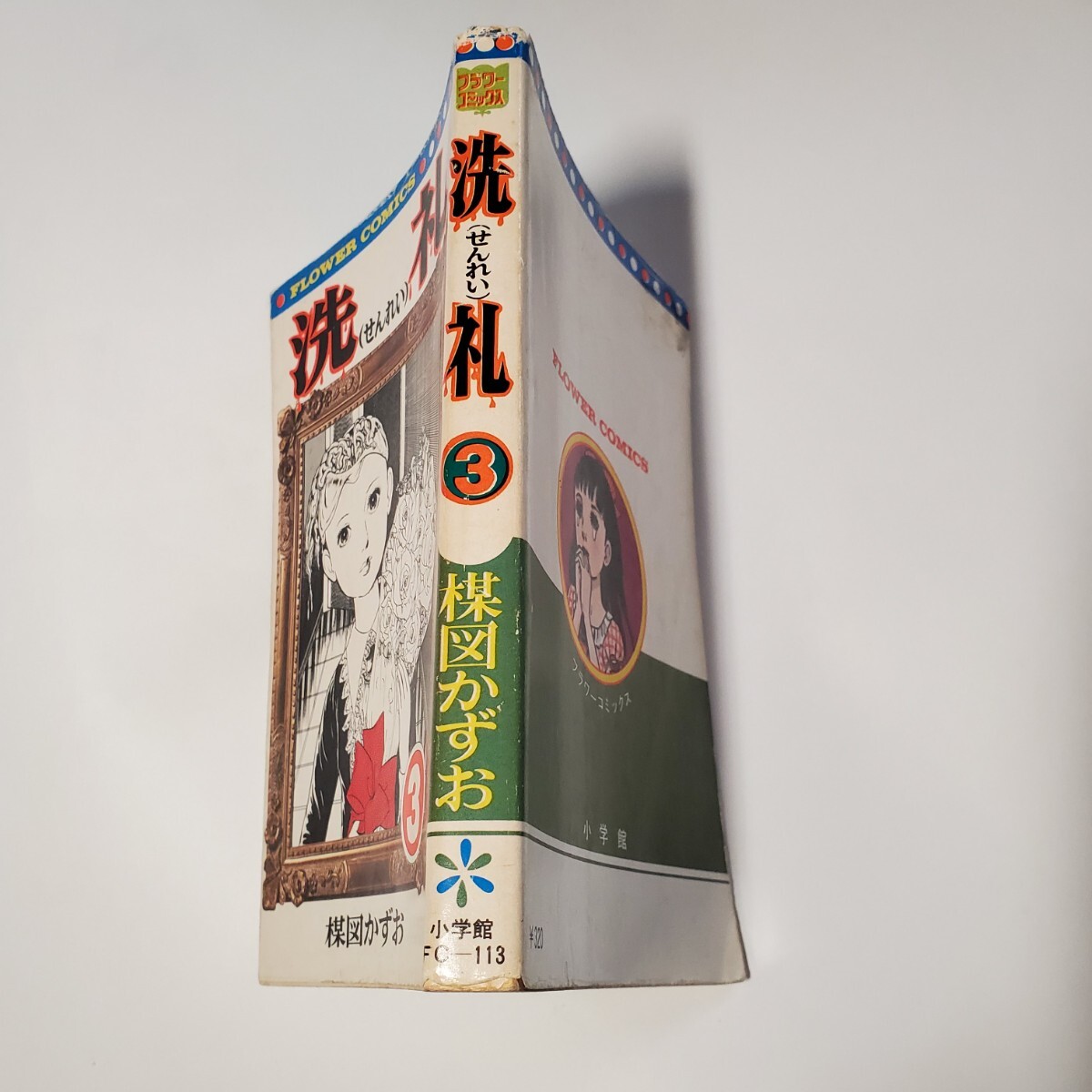 8279-3 洗礼 3 楳図かずお 小学館_画像3