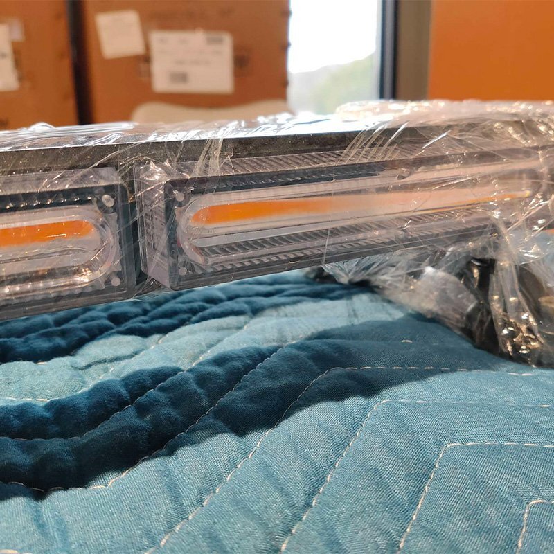  б/у экспонирование использование товар LED указатель поворота янтарь 94.5cm балка модель COB chip 12V 24V прикуриватель pa карты сигнальный фонарь большой желтый цвет лампа лампочка-индикатор проверка осуществление 