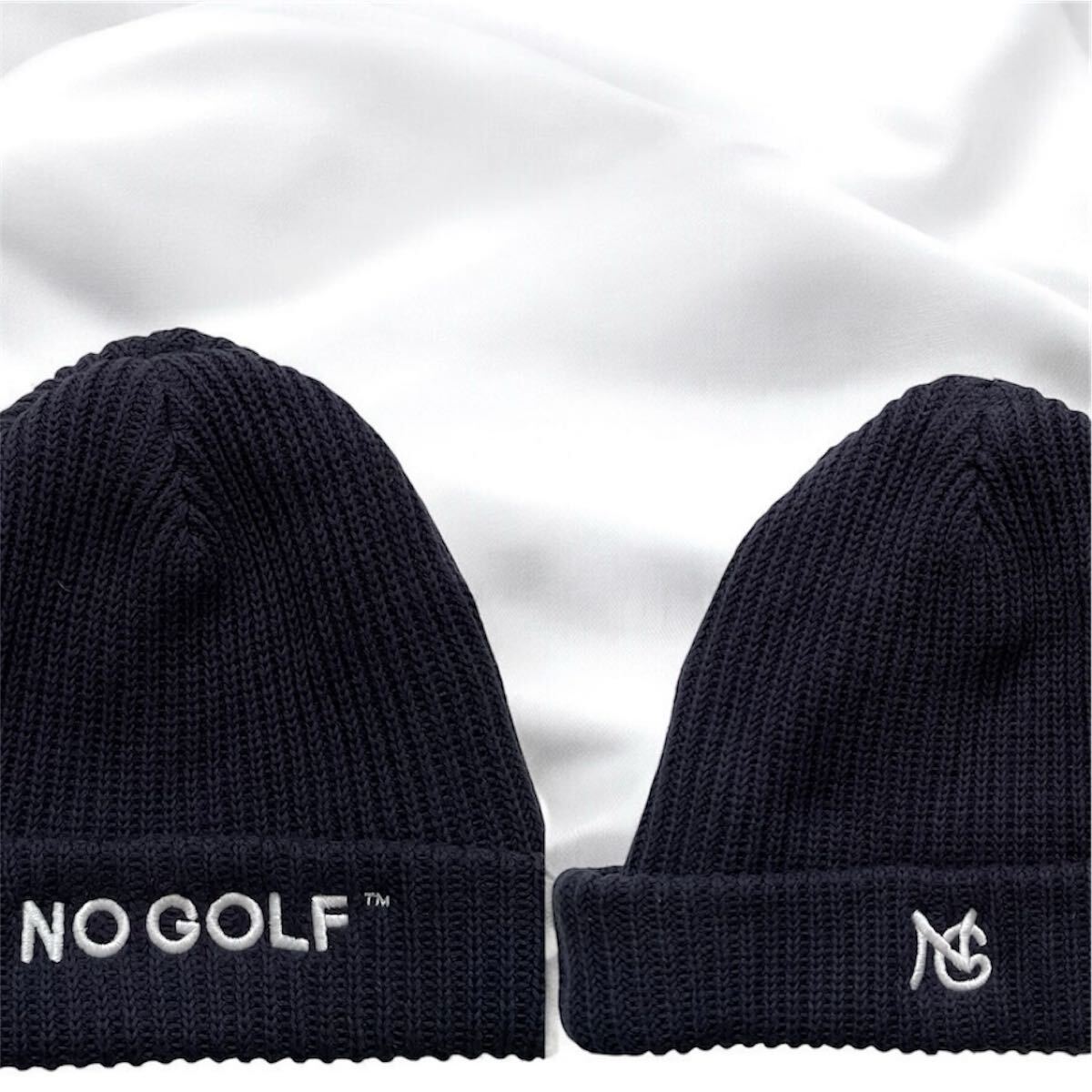 レア 美品 NO COFFEE CLUBHAUS コラボ NO GOLF ニット帽 レア 美品 NO COFFEE CLUBHAUS コラボ NO GOLF ニット帽