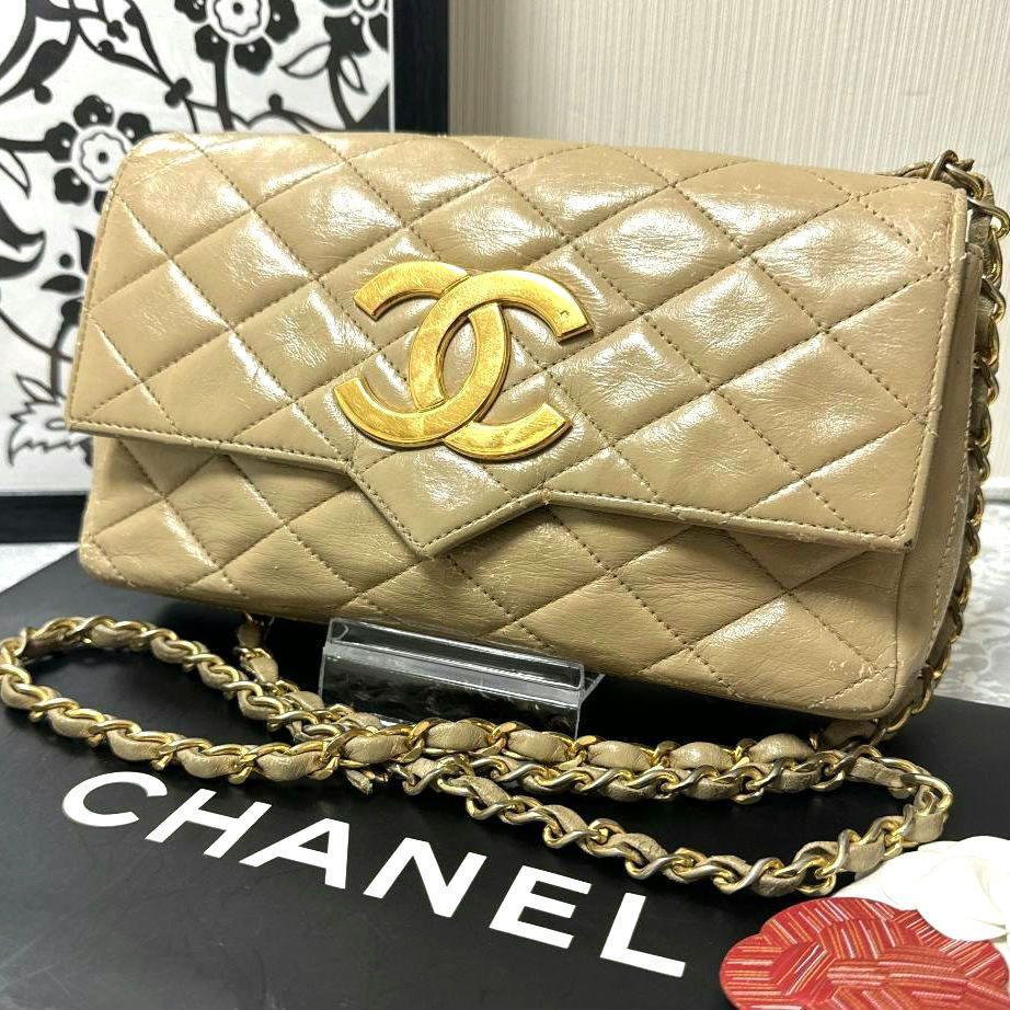 デカココ】CHANEL シャネル マトラッセ シングルフラップ デカココ】CHANEL シャネル マトラッセ シングルフラップ