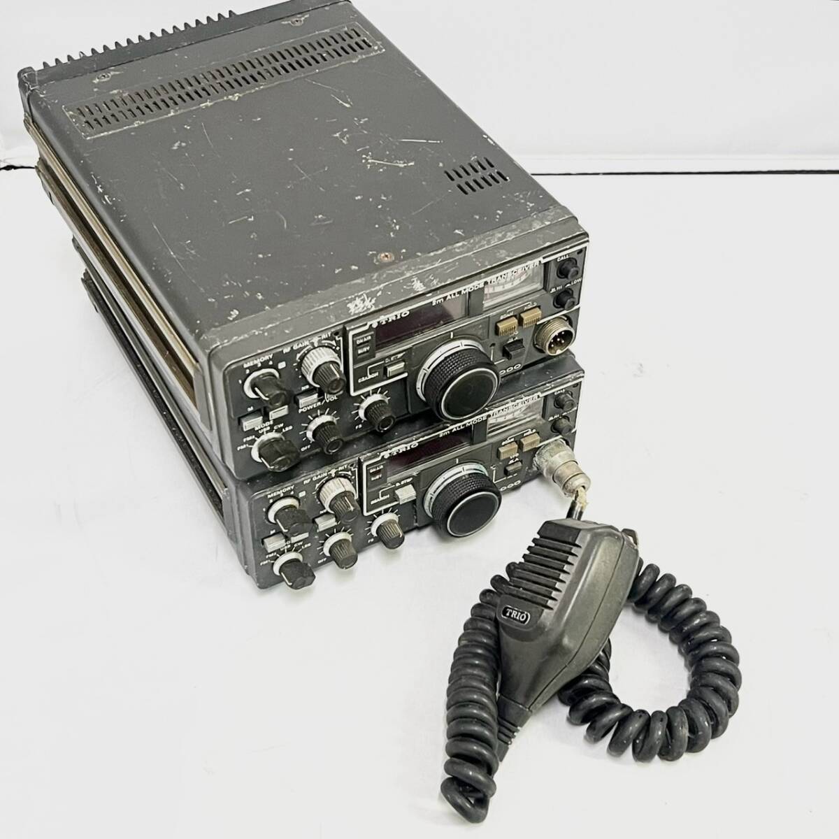 BBg077D 80 TRIO TR-9000 2点 まとめ トリオ 2m オールモード BBg077D 80 TRIO TR-9000 2点 まとめ トリオ 2m オールモード