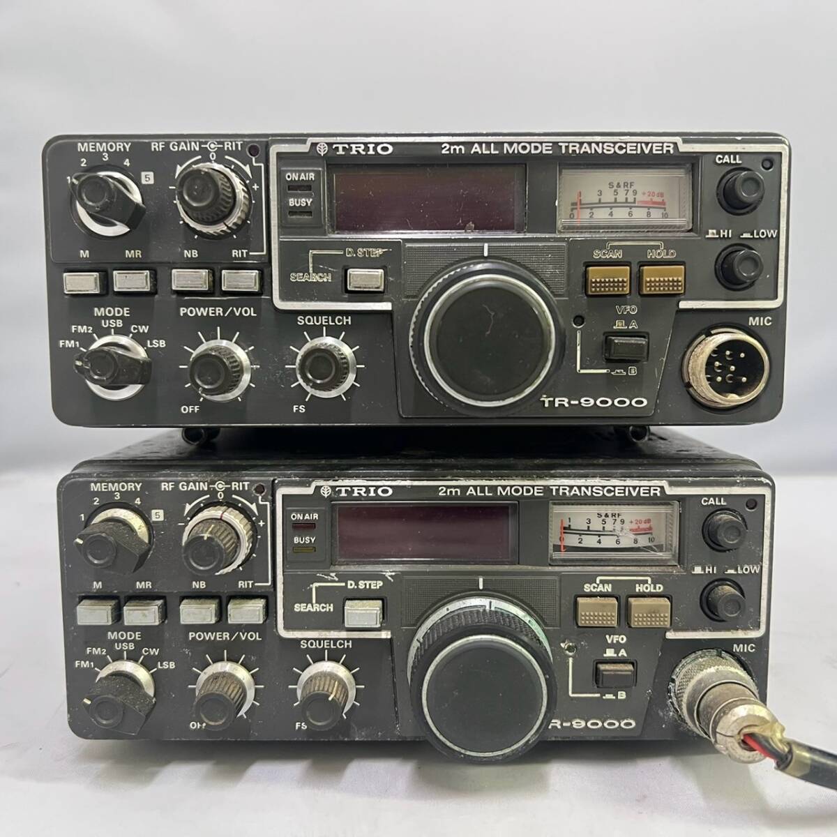 BBg077D 80 TRIO TR-9000 2点 まとめ トリオ 2m オールモード BBg077D 80 TRIO TR-9000 2点 まとめ トリオ 2m オールモード