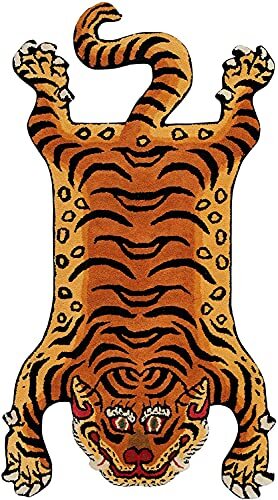 チベタンタイガーラグ スモール DETAIL Tibetan Tiger Rug [ DTTR-02 / Sサイズ ]