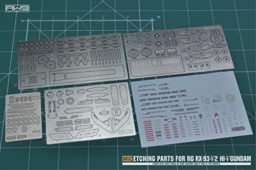 RG HG 1/144 MS改造用 ディテールアップ ハイクオリティーメタルパーツ (RG 1/144 RX-93-V2 Hi-νガンダム用)_画像2