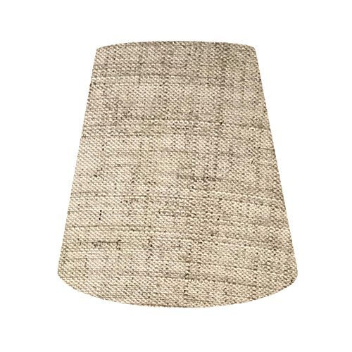 ランプ・シェード(lamp-shade) キャッチ式 交換用ランプシェード 綿麻ベージュ 直径20cm K-20130_画像1
