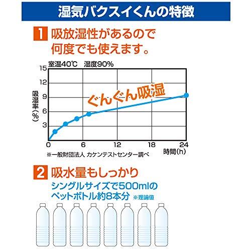 アルファックス 除濕シート 除濕マット 寢具用 濕気バクスイくん 珪藻土入りシート